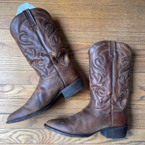 Dan Post Mens Bay Apache 13 Mignon Leather 2159 Size 11 - Picture 1 of 12